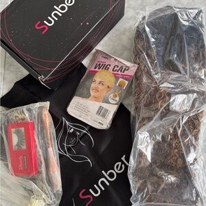 NEW Sunber Hair Bundle | Black & Brown V-Part Human Hair